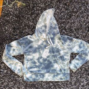 Tye Dye Cropped Sweatshirt